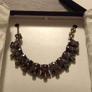Purple stone necklace